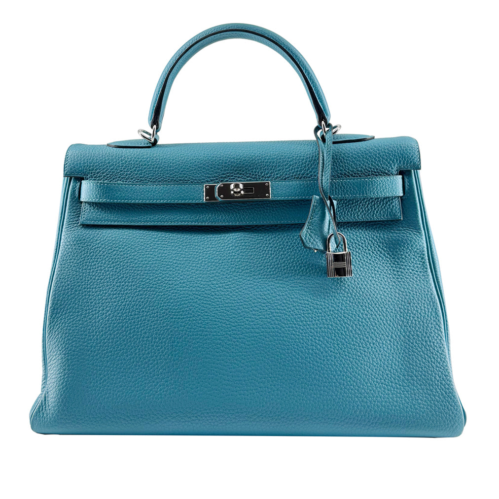 HERMÈS KELLY 35, BLUE IZMIR 2014