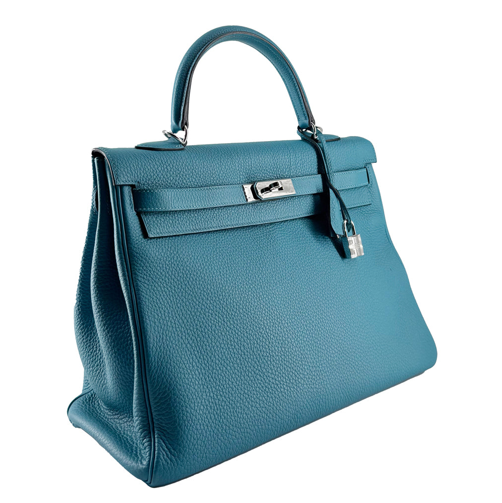 HERMÈS KELLY 35, BLUE IZMIR 2014