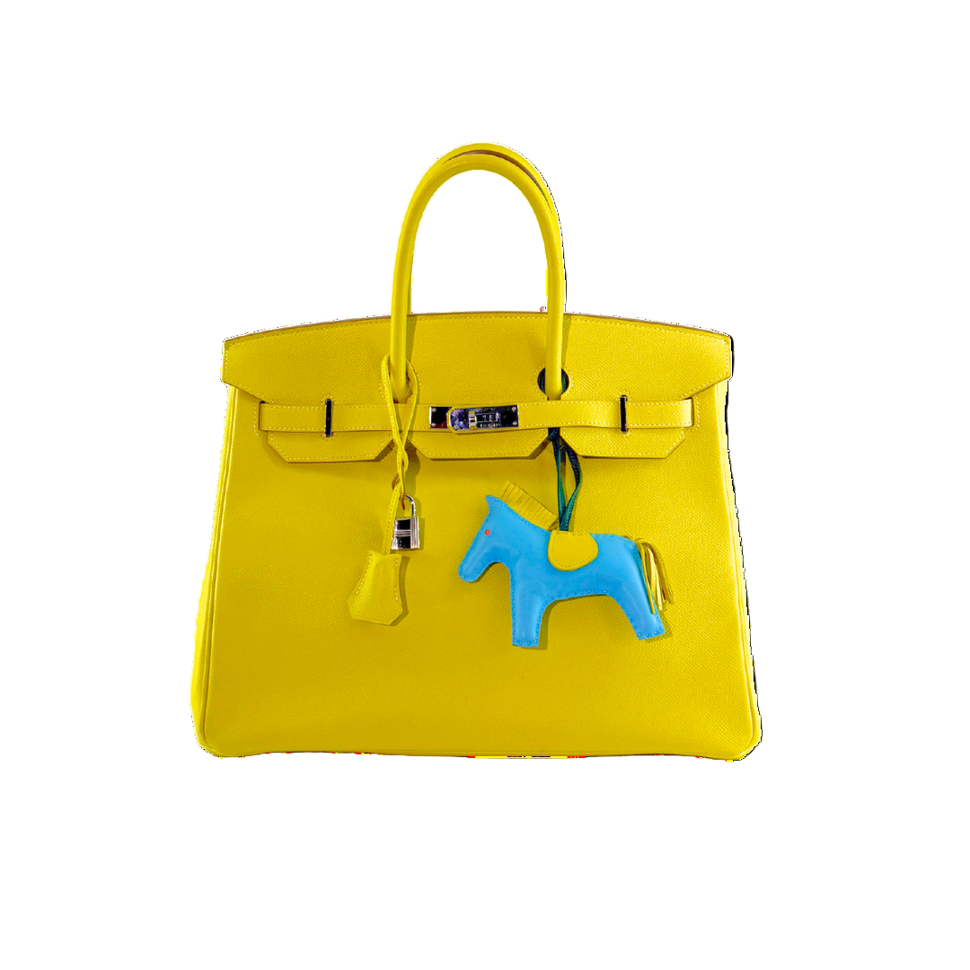 HERMÈS BIRKIN 25, LIME 2019