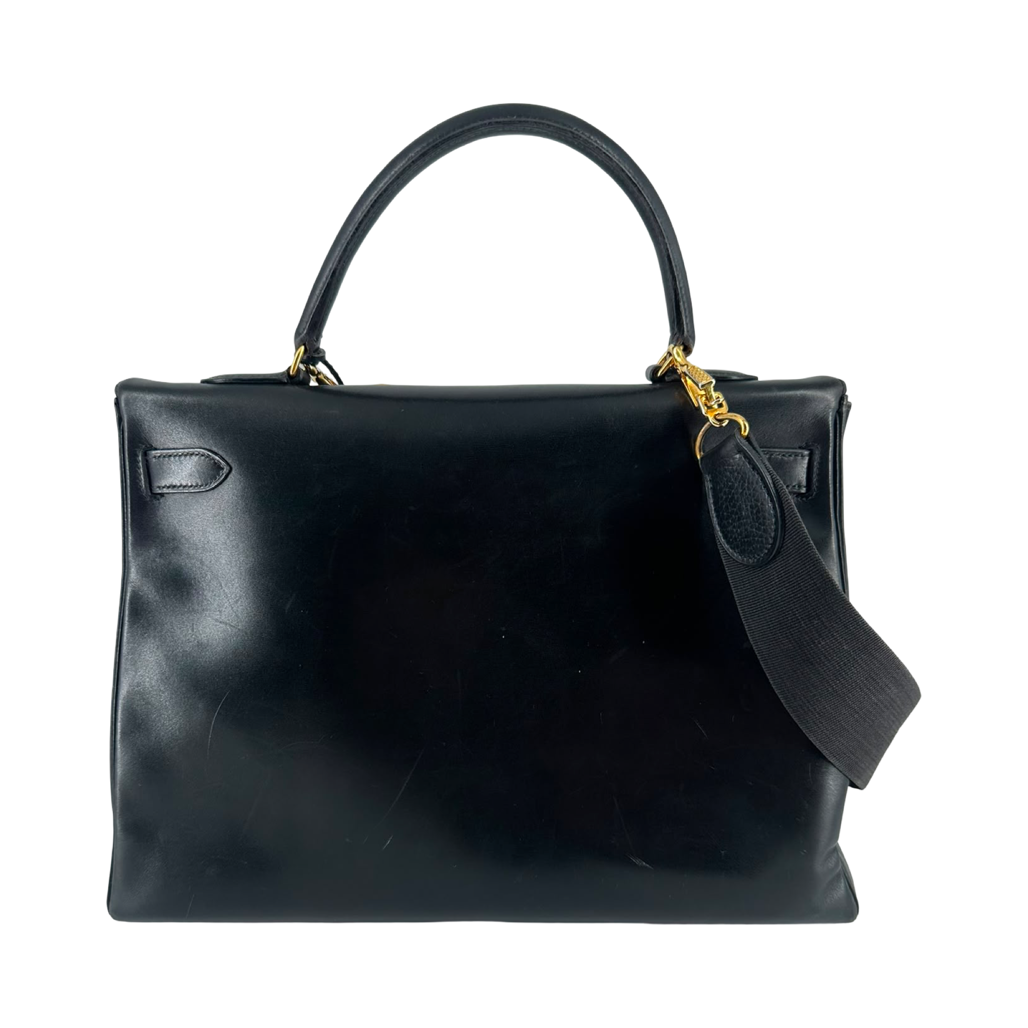 HERMÈS KELLY RETOURNE 35, NOIR