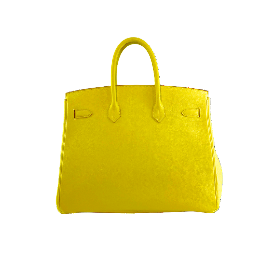 HERMÈS BIRKIN 25, LIME 2019