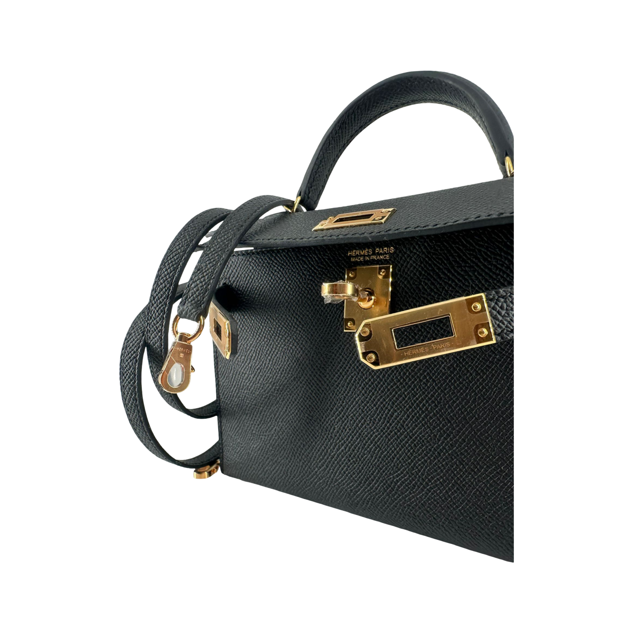 HERMÈS MINI KELLY, SCHWARZ