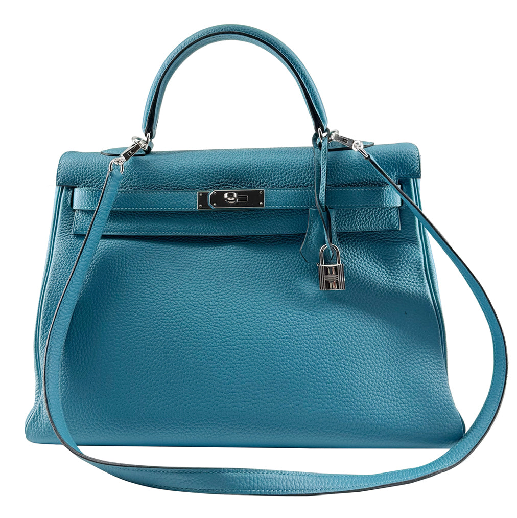 HERMÈS KELLY 35, BLUE IZMIR 2014