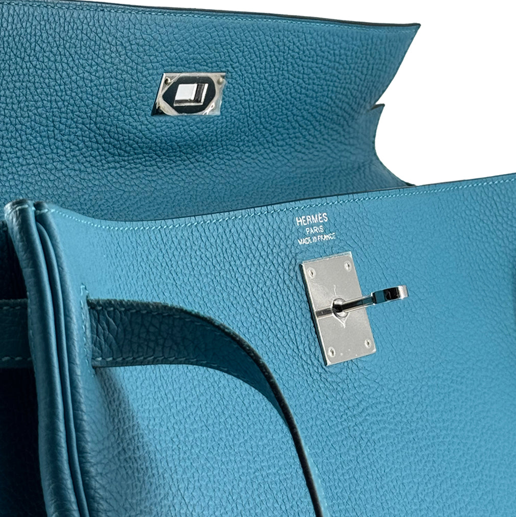 HERMÈS KELLY 35, BLUE IZMIR 2014