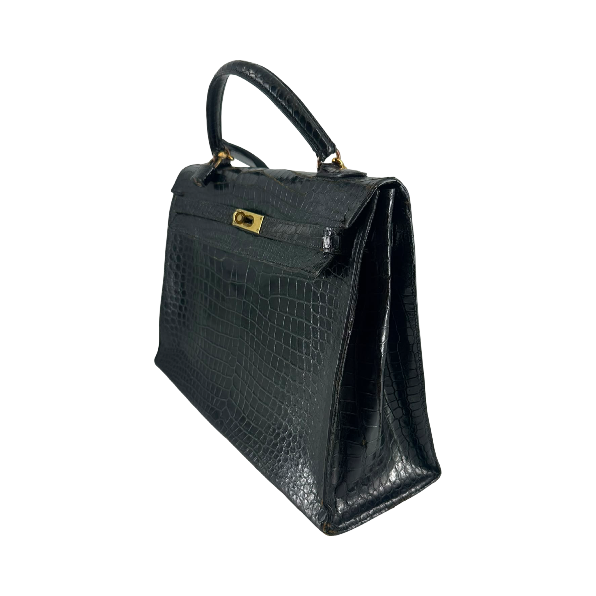 HERMÈS KELLY SELLIER 35, CROCODILE