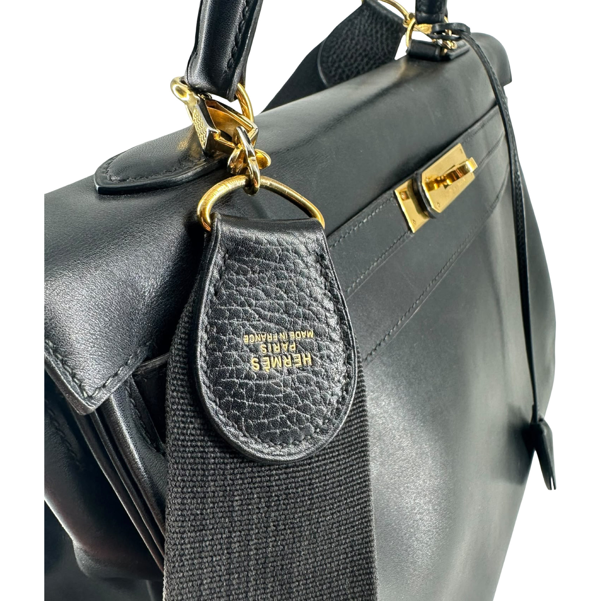 HERMÈS KELLY RETOURNE 35, NOIR