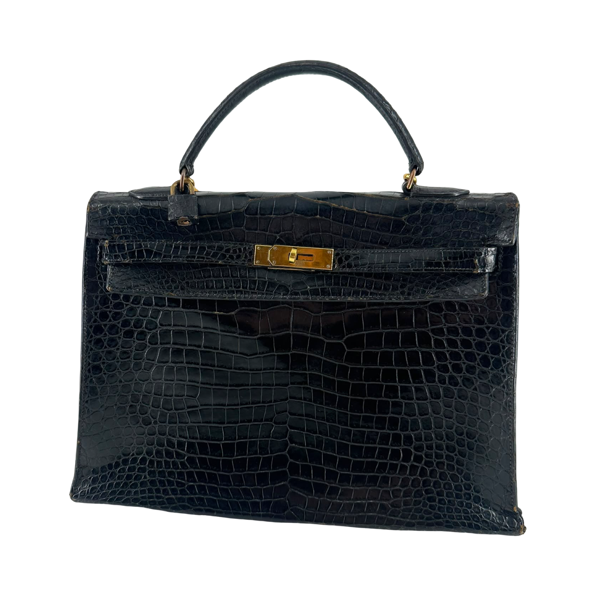 HERMÈS KELLY SELLIER 35, CROCODILE