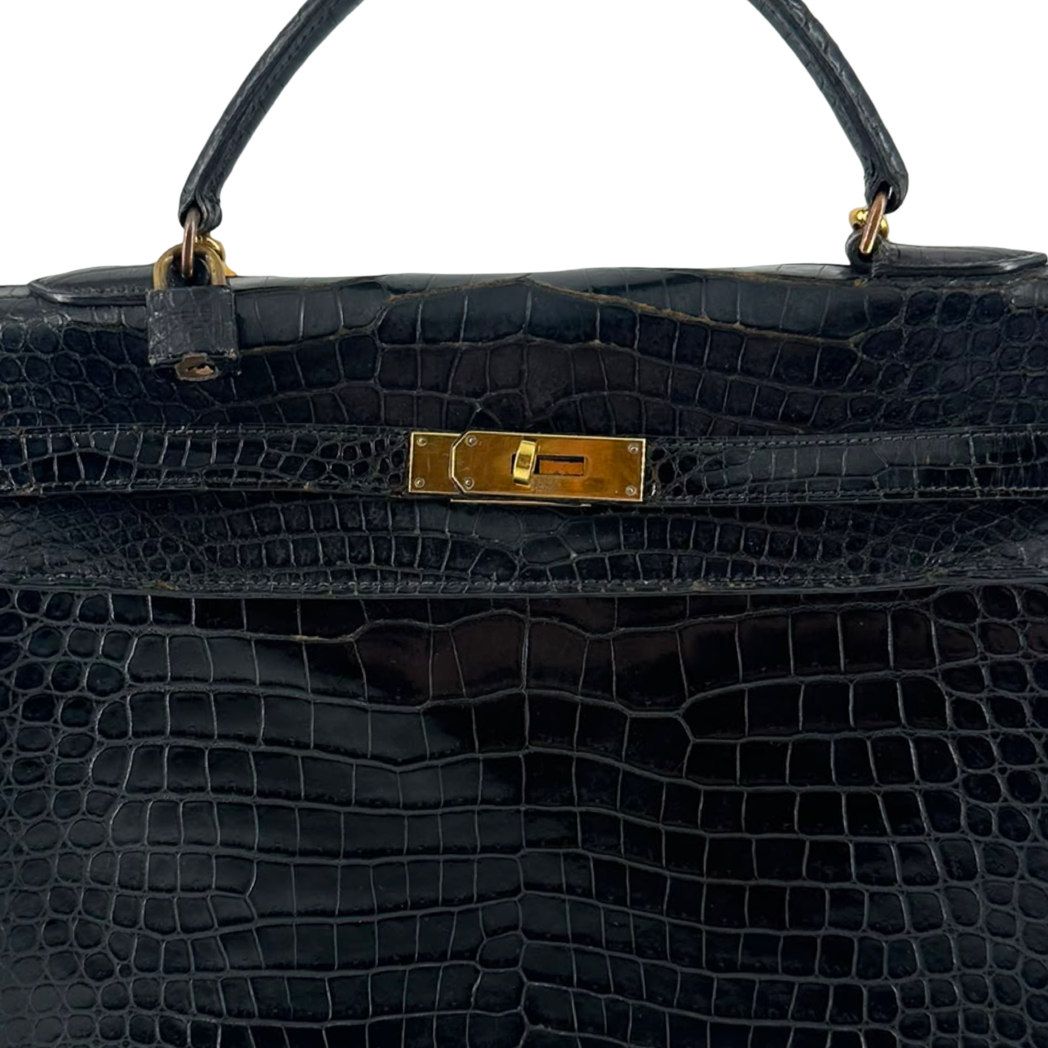 HERMÈS KELLY SELLIER 35, CROCODILE