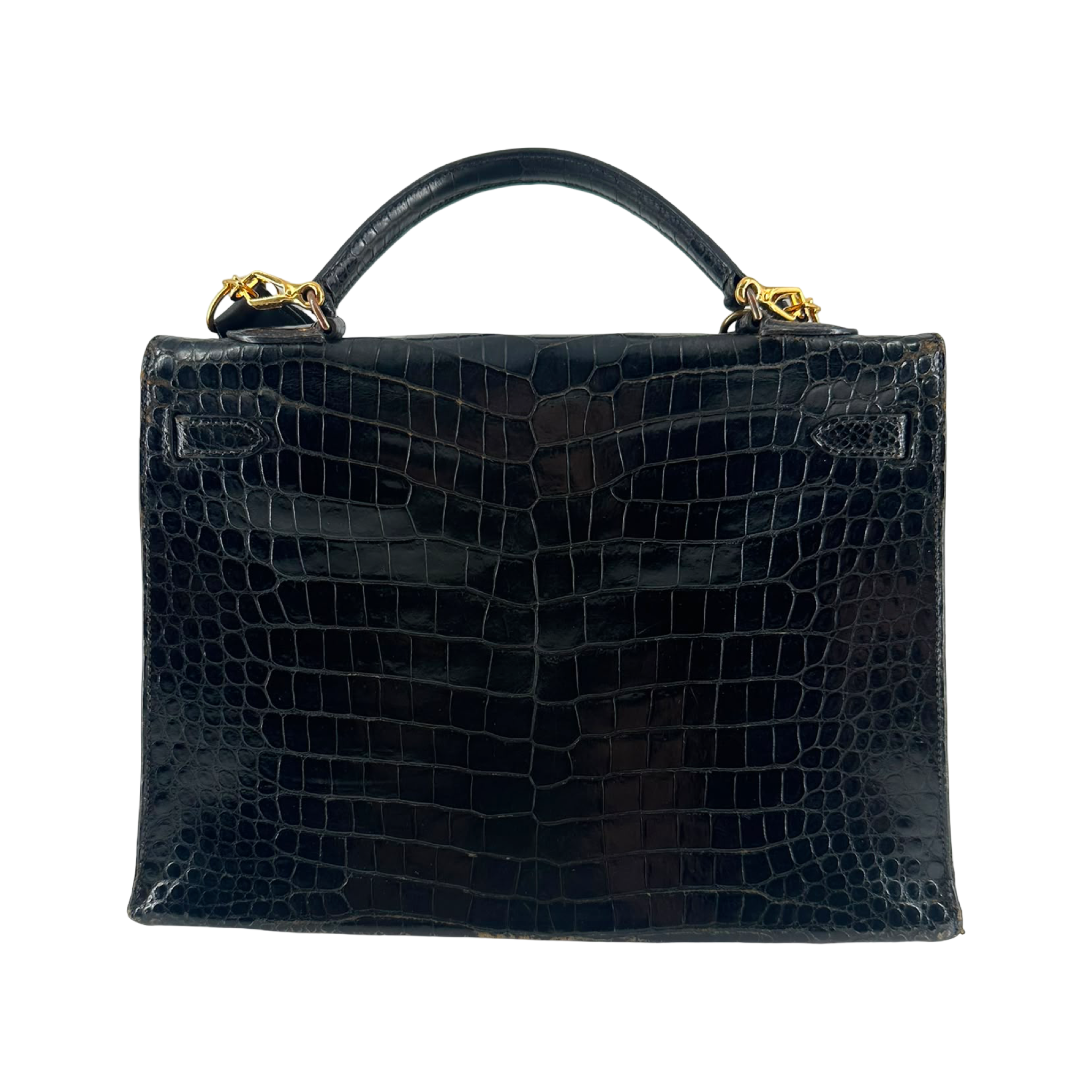 HERMÈS KELLY SELLIER 35, CROCODILE