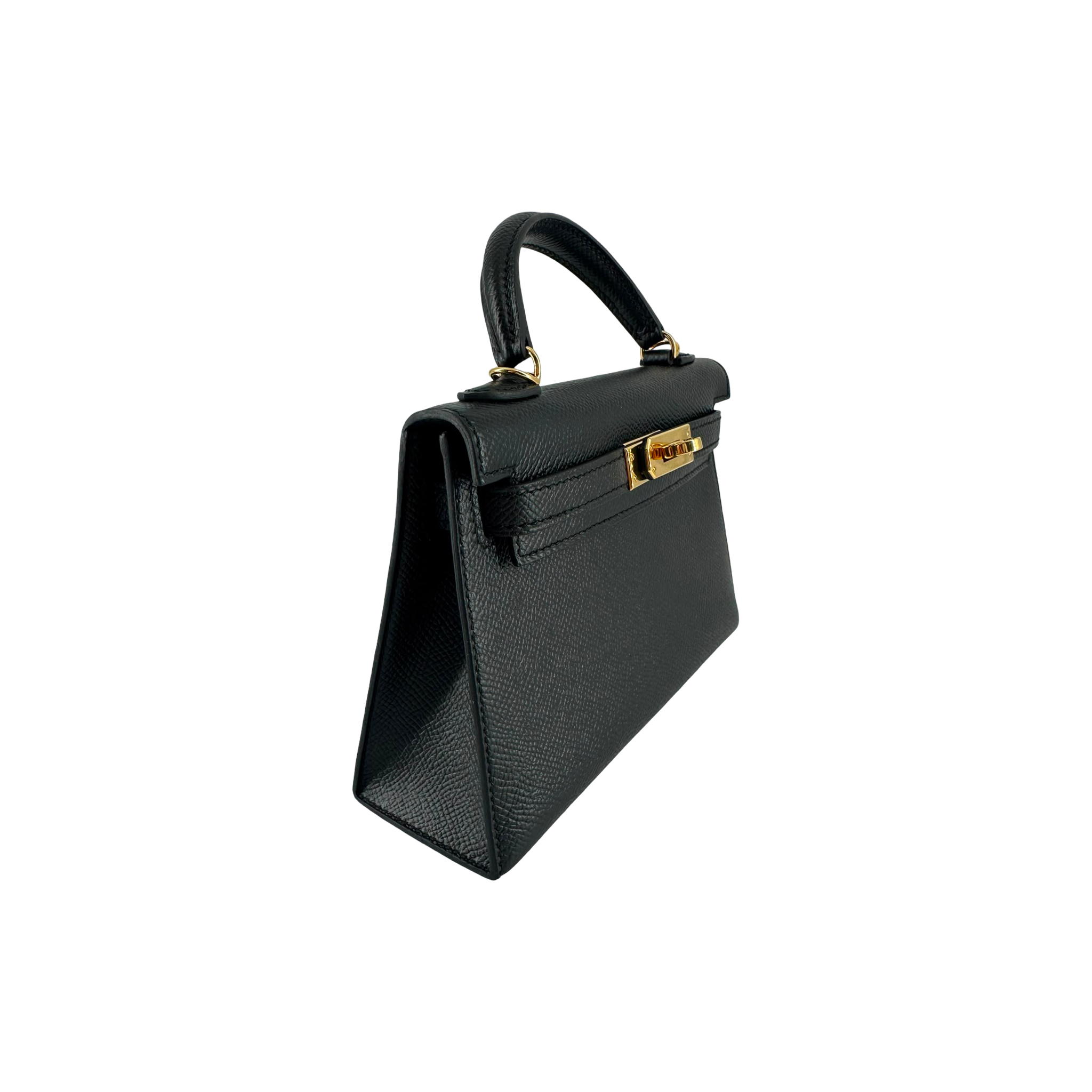 HERMÈS MINI KELLY, SCHWARZ