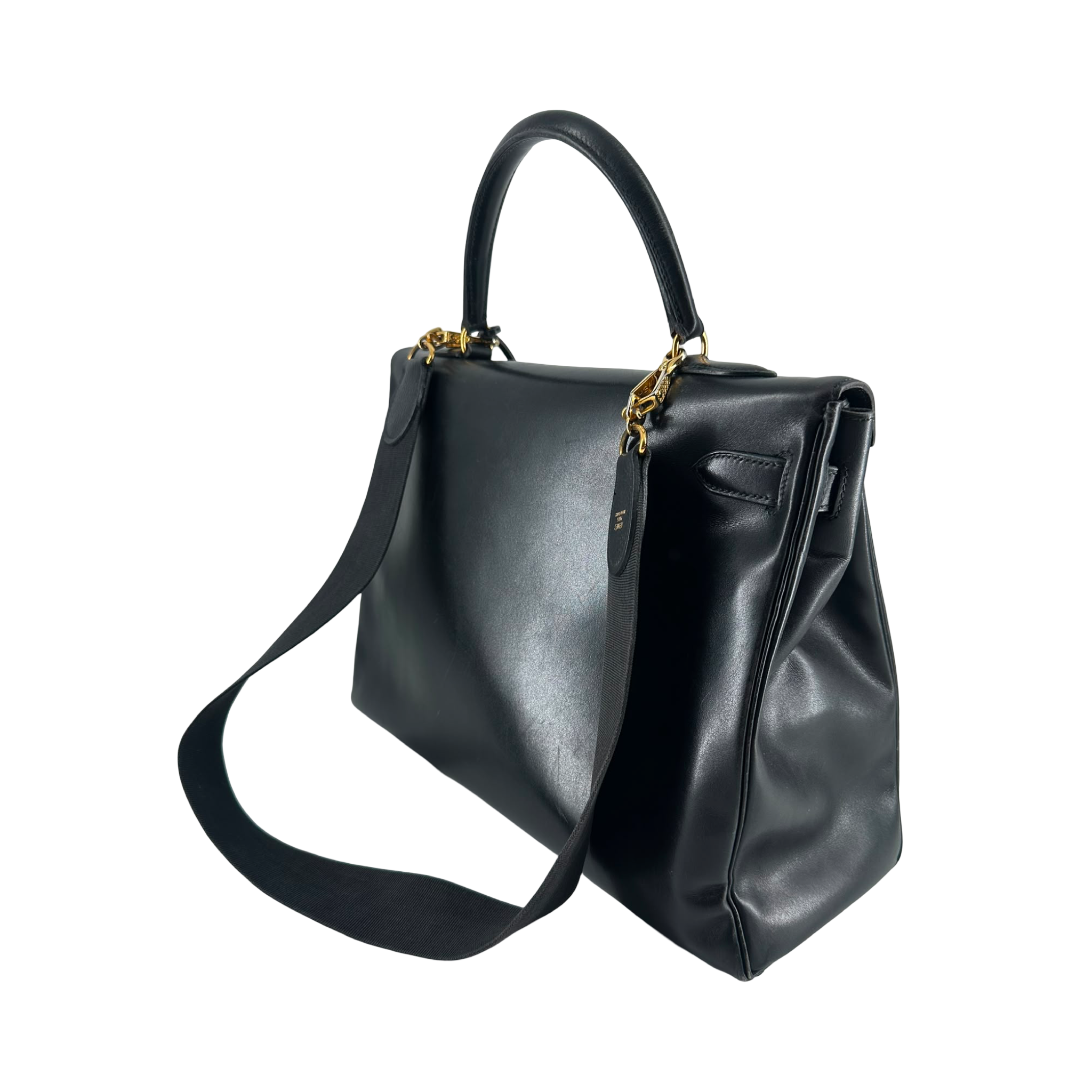 HERMÈS KELLY RETOURNE 35, NOIR