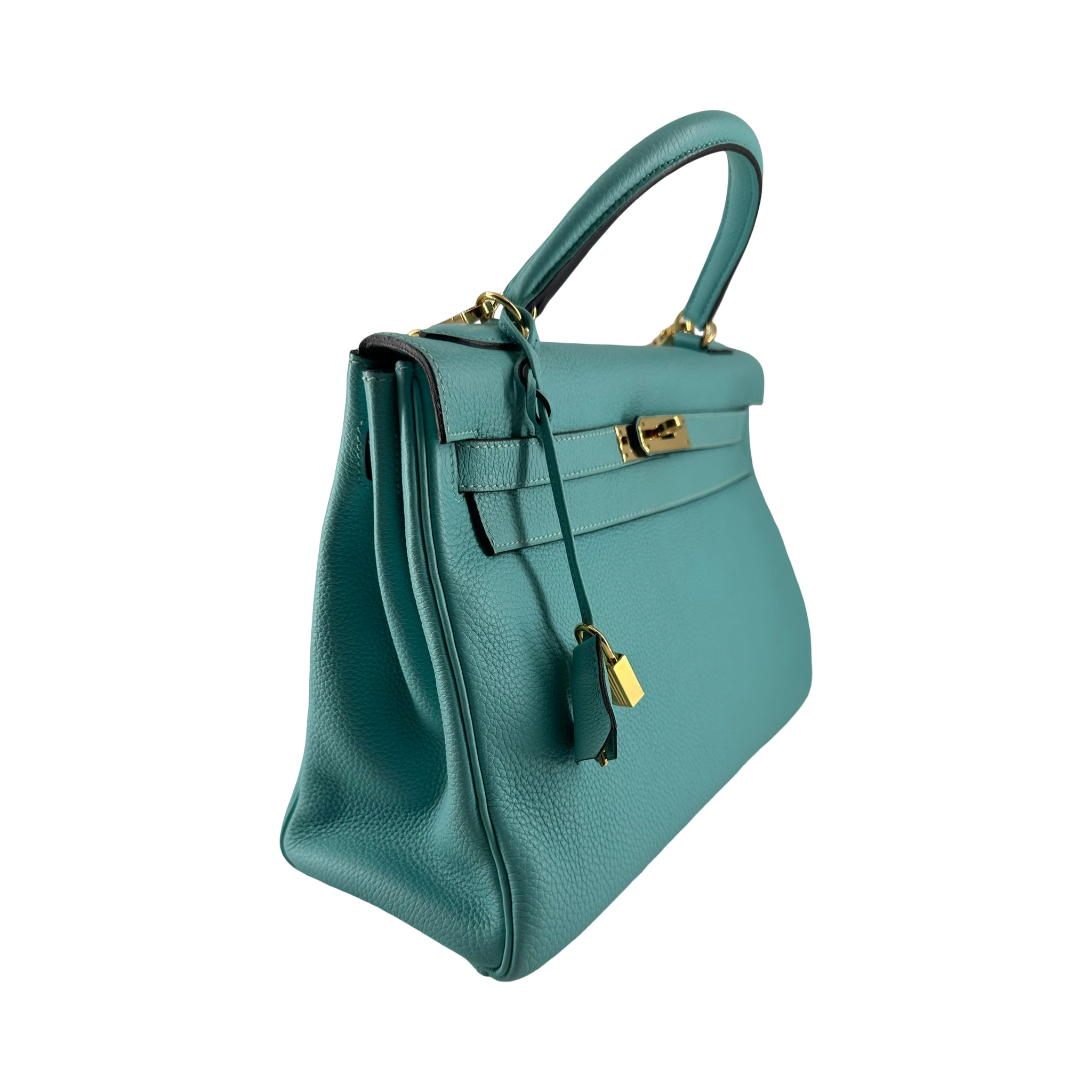 HERMÈS KELLY 35, BLUE ATOLL