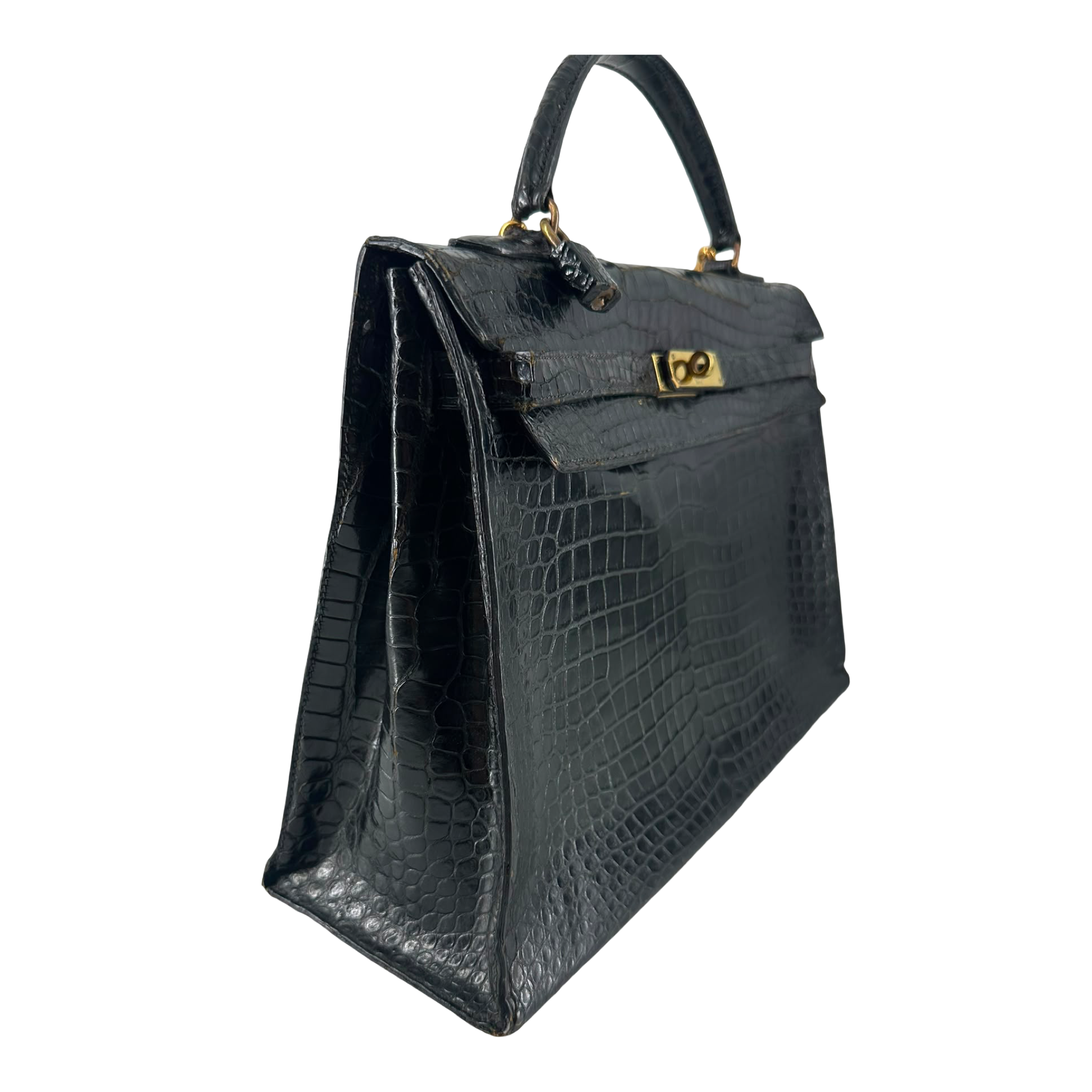 HERMÈS KELLY SELLIER 35, CROCODILE
