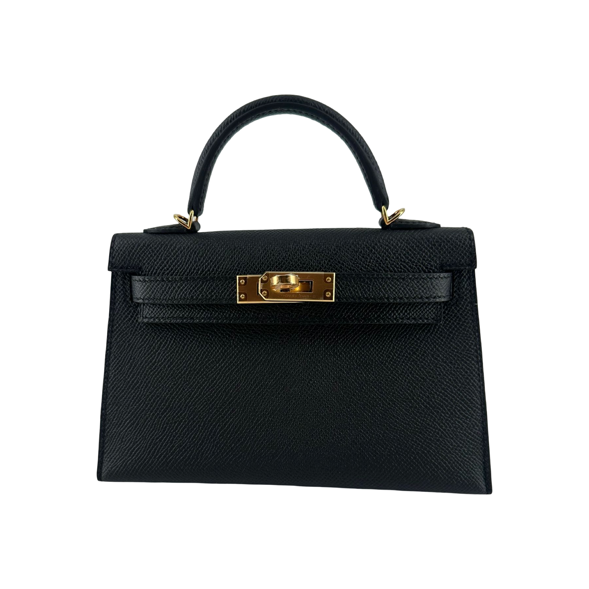 HERMÈS MINI KELLY, SCHWARZ