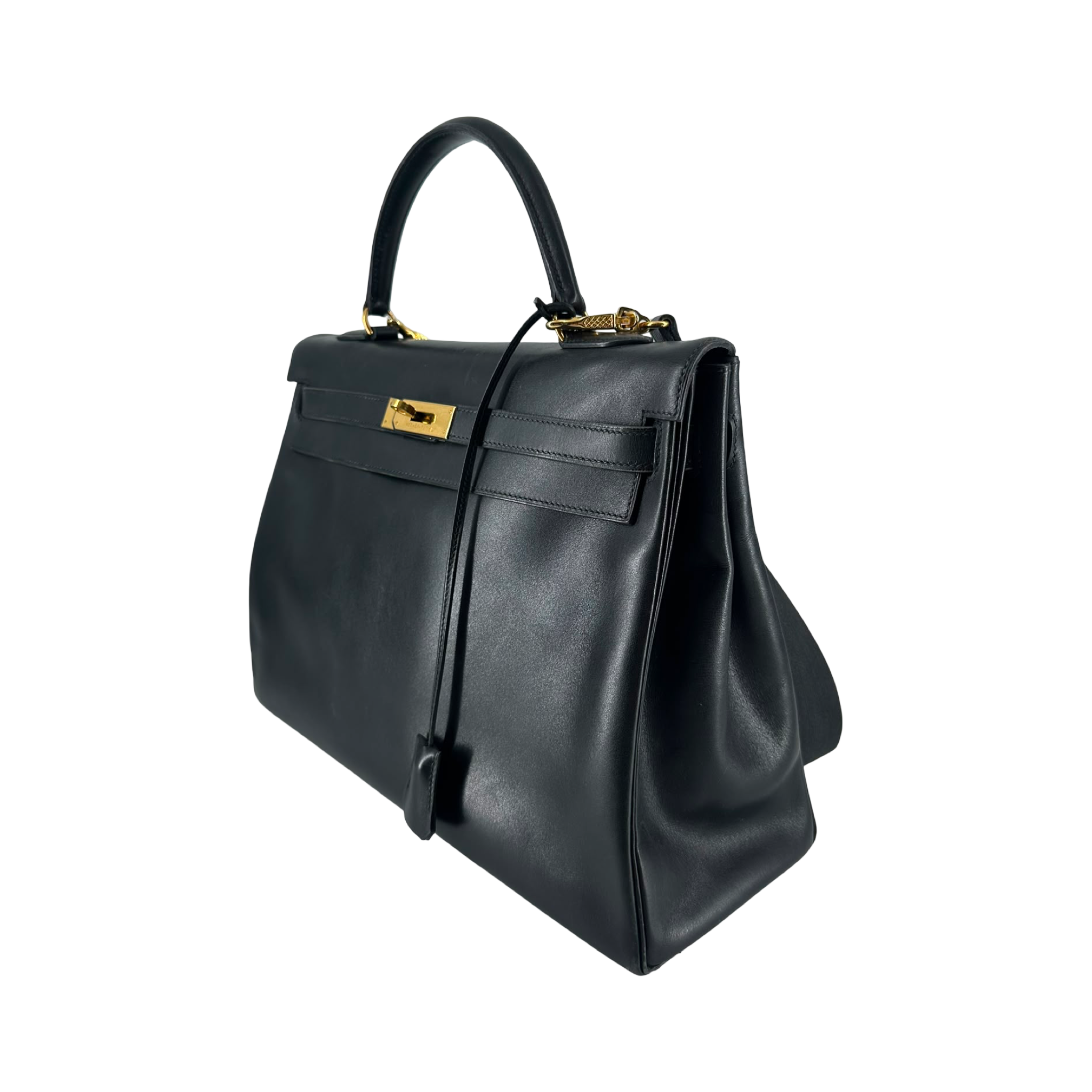 HERMÈS KELLY RETOURNE 35, NOIR
