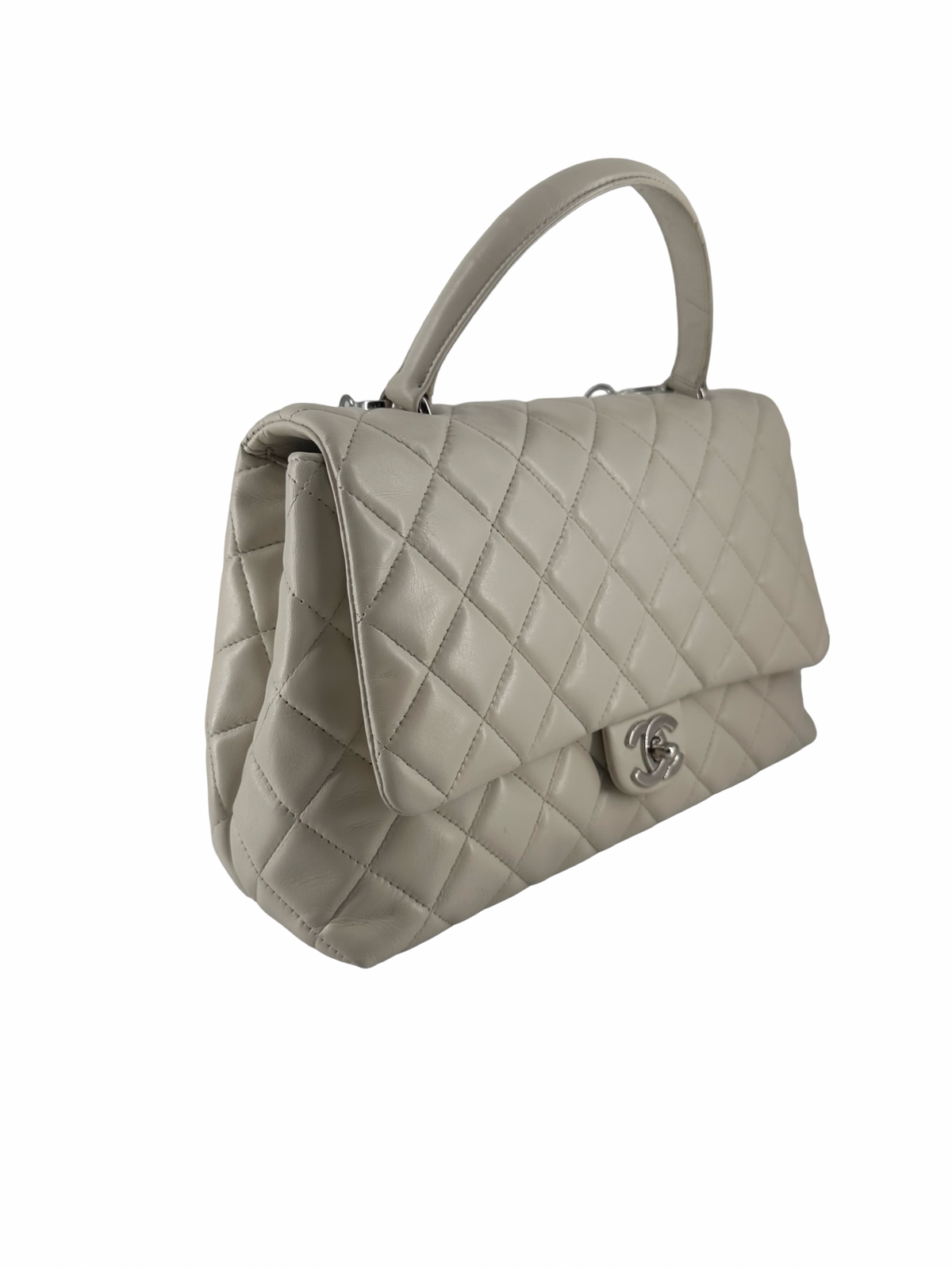 Chanel Coco Handle Medium Caviar Quilted Leather Bag