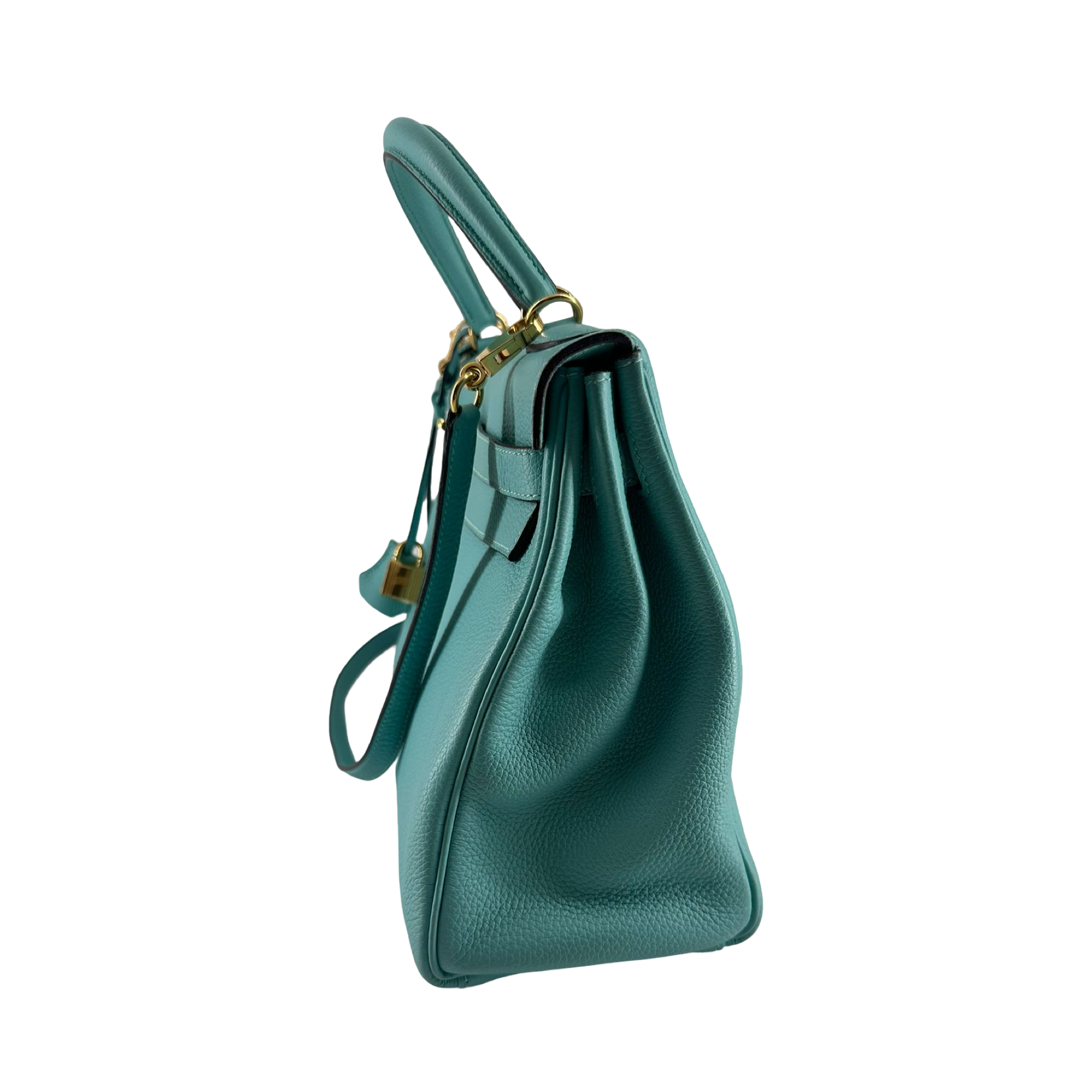 HERMÈS KELLY 35, BLUE ATOLL