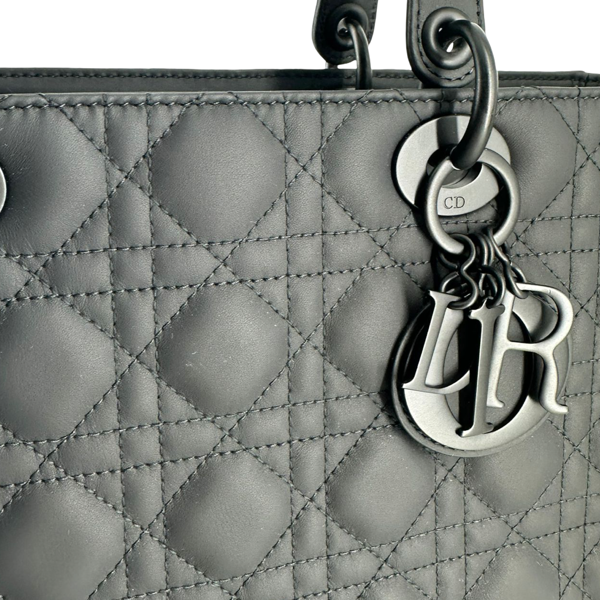CHRISTIAN DIOR LARGE LADY, Black