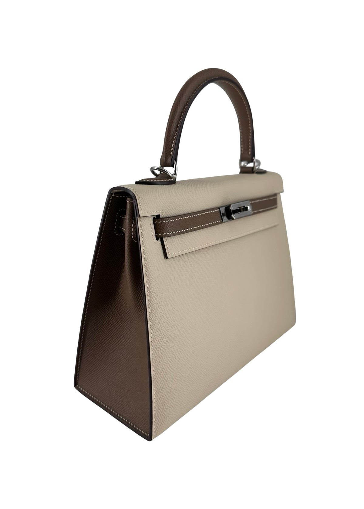 Hermès Kelly 25 Epsom Bi-Color Sellier PHW 2025