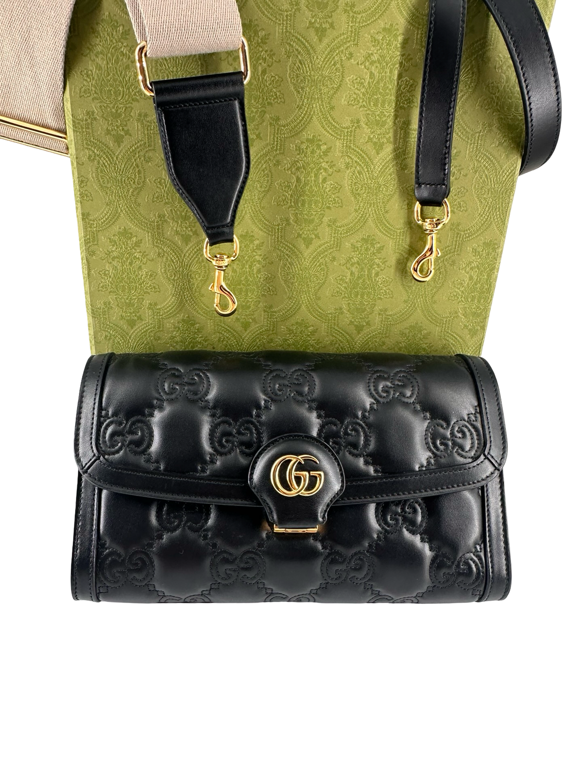 GUCCI Calfskin GG Matelasse