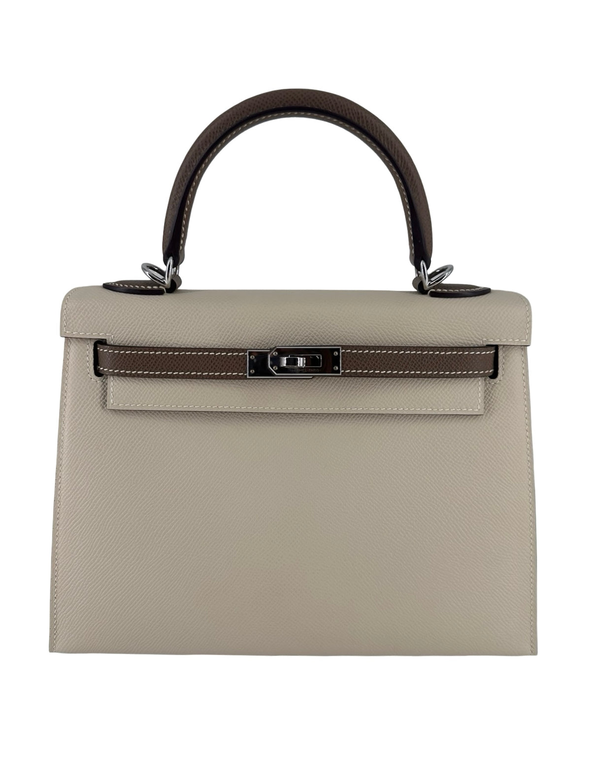 Hermès Kelly 25 Epsom Bi-Color Sellier PHW 2025