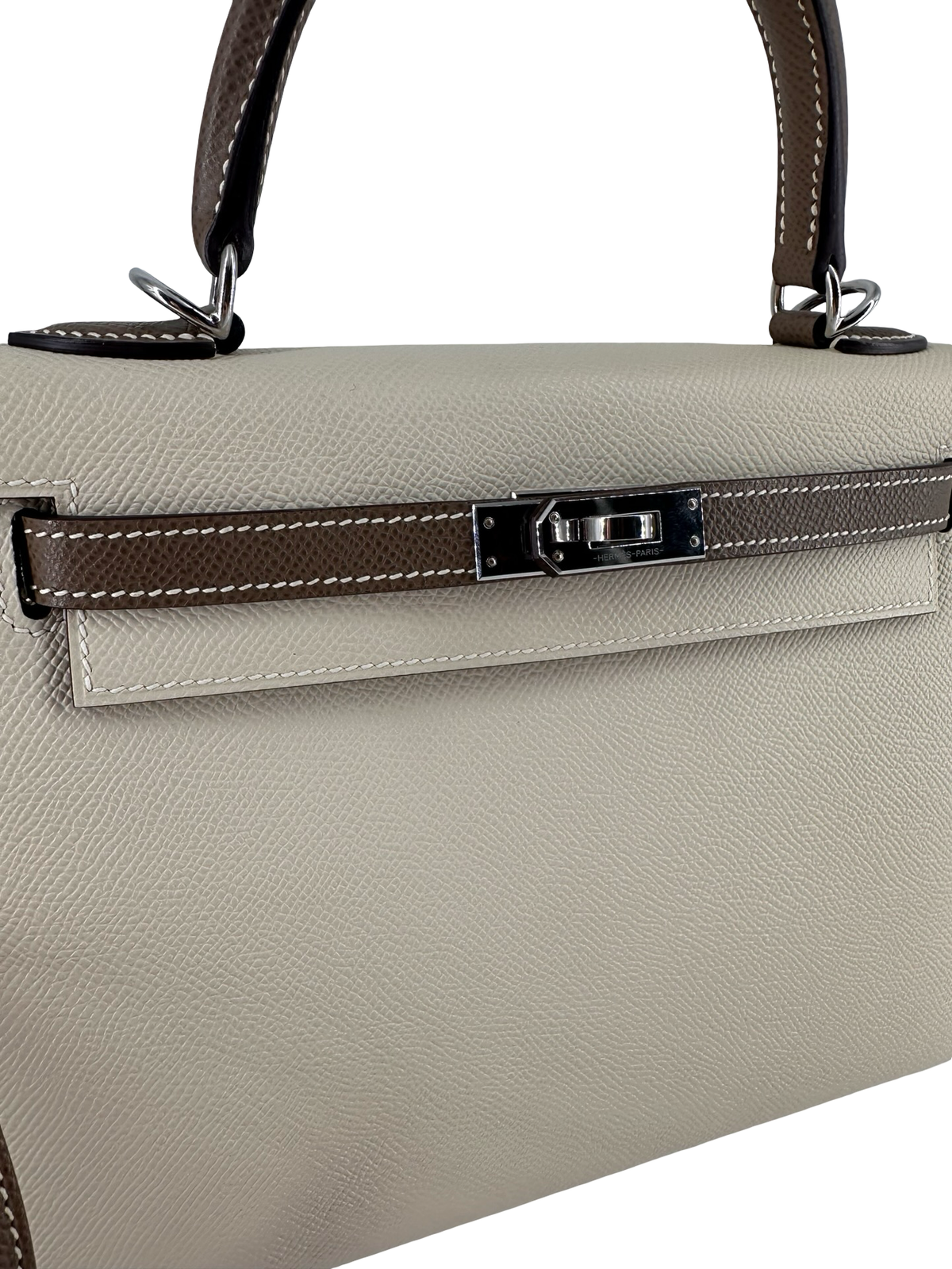 Hermès Kelly 25 Epsom Bi-Color Sellier PHW 2025