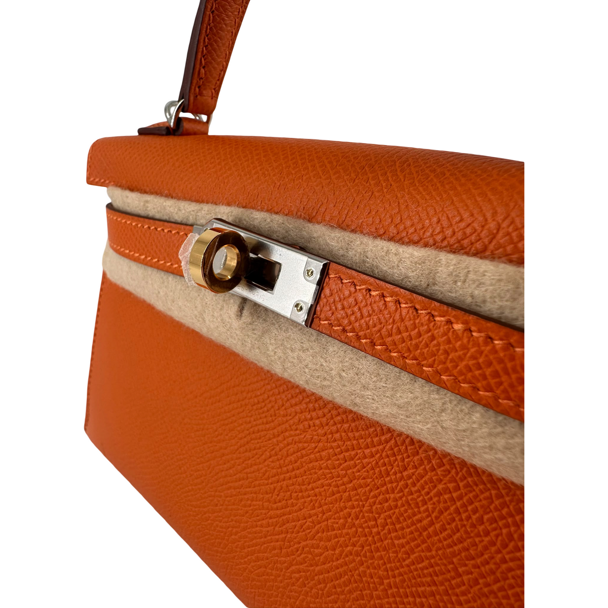 HERMÈS MINI KELLY, ELECTRUM