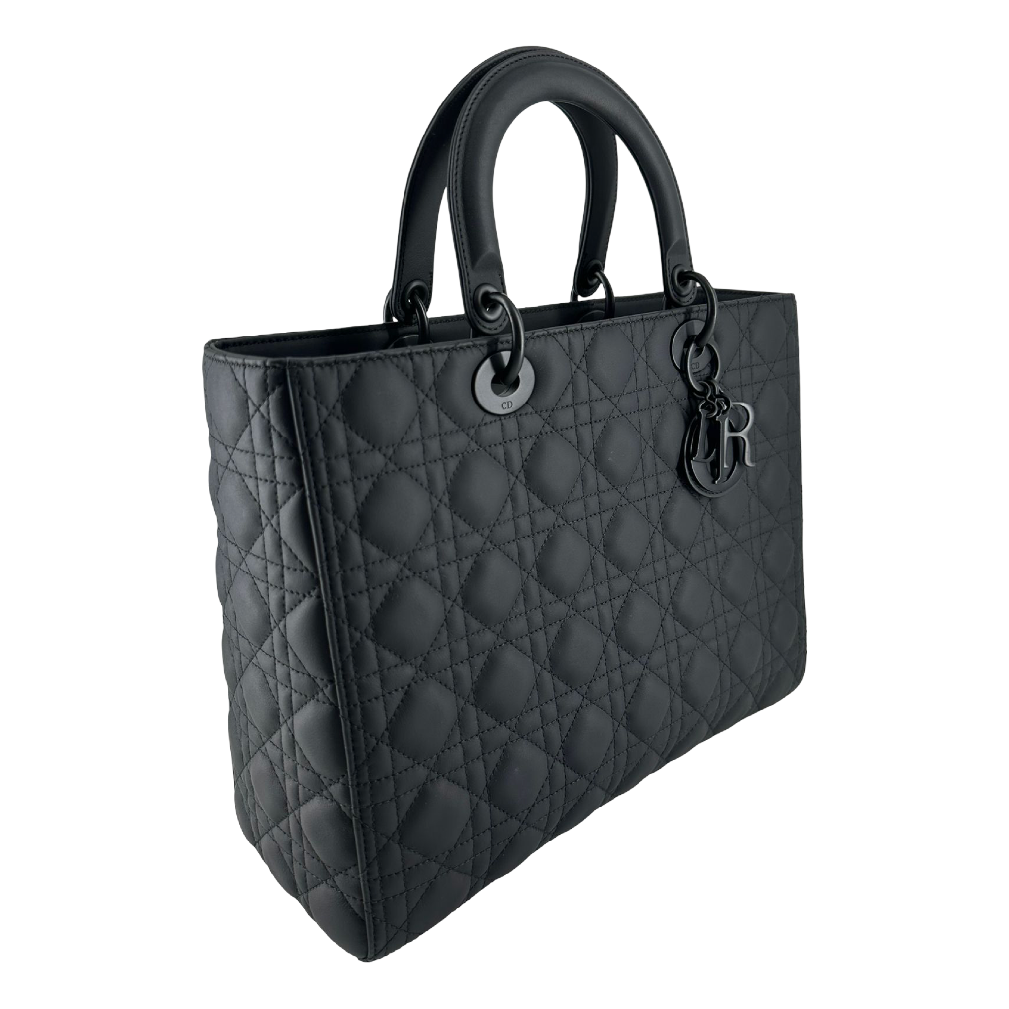 CHRISTIAN DIOR LARGE LADY, Black