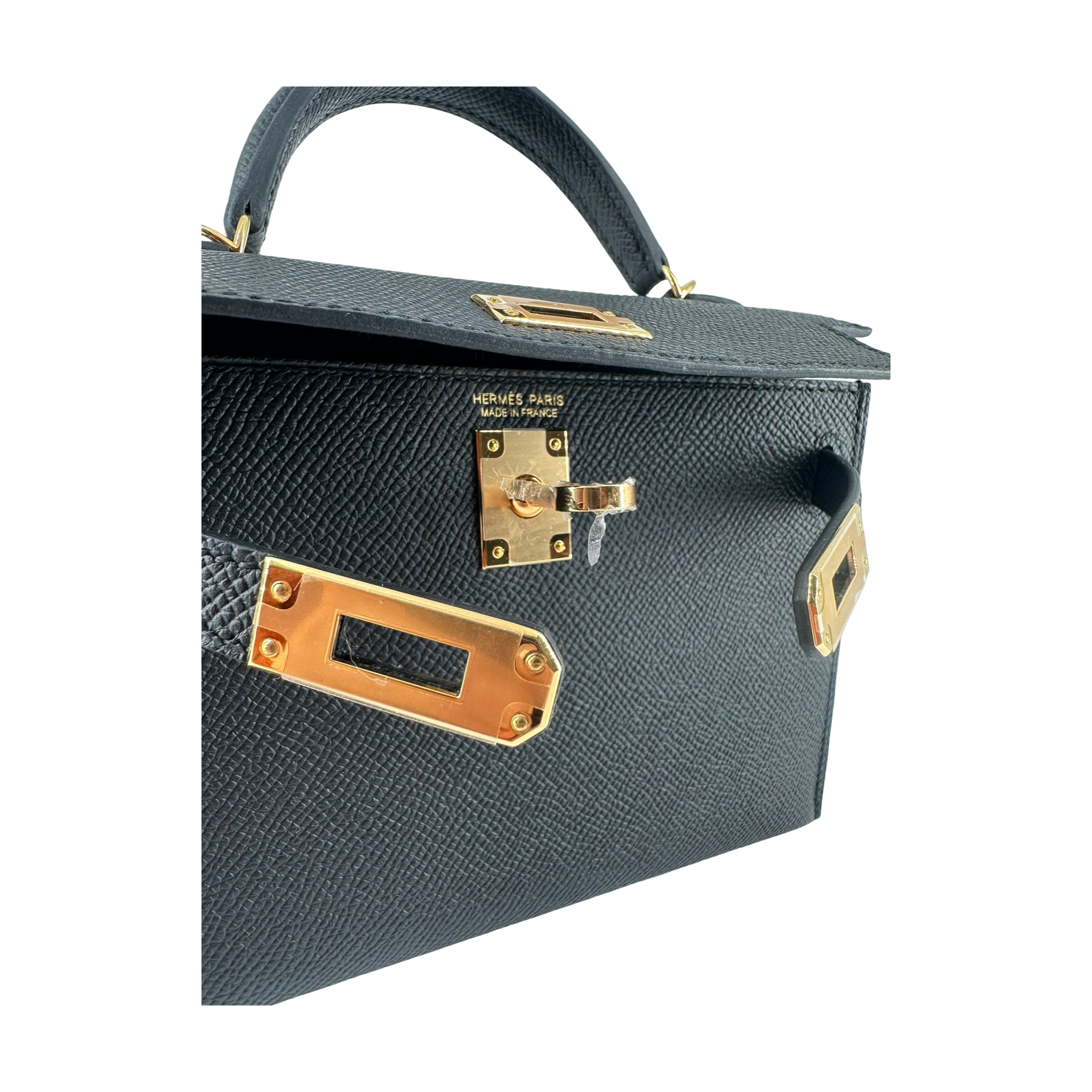 HERMÈS MINI KELLY, SCHWARZ