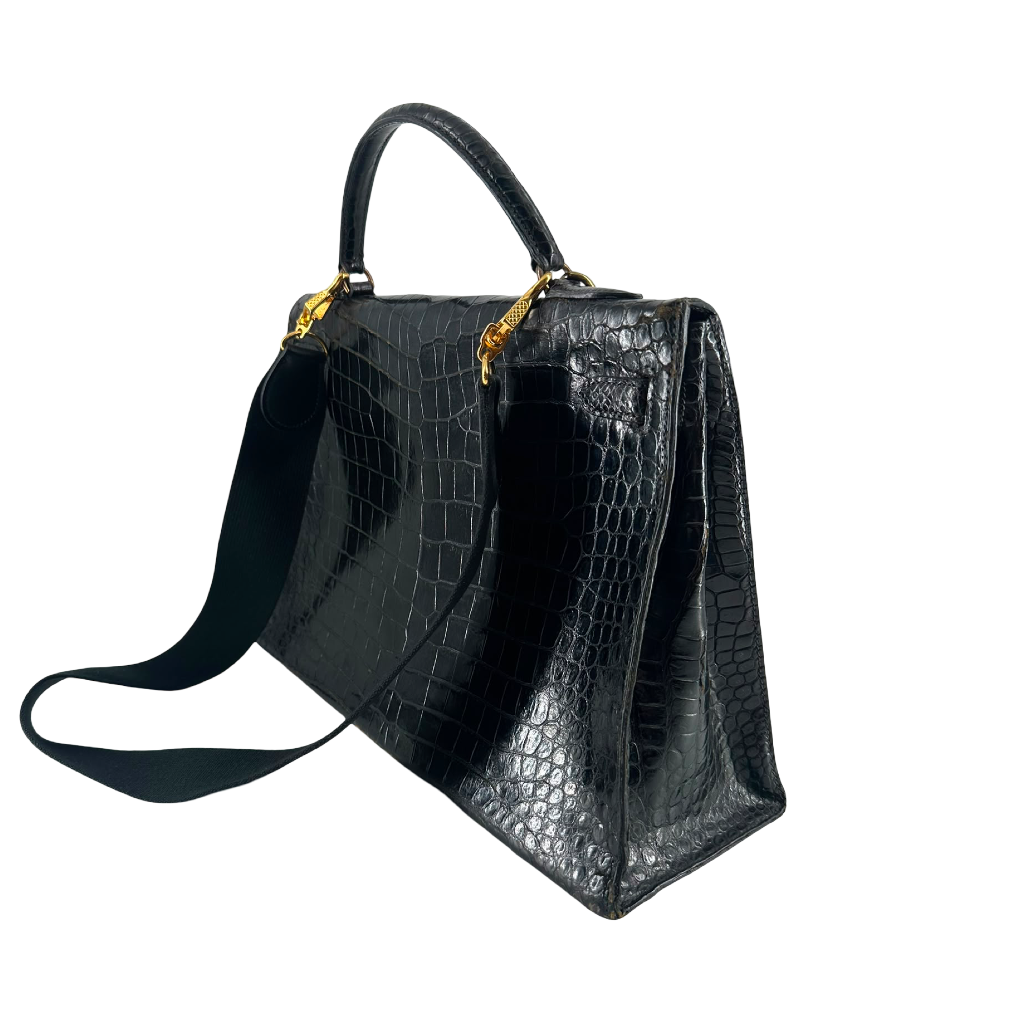HERMÈS KELLY SELLIER 35, CROCODILE