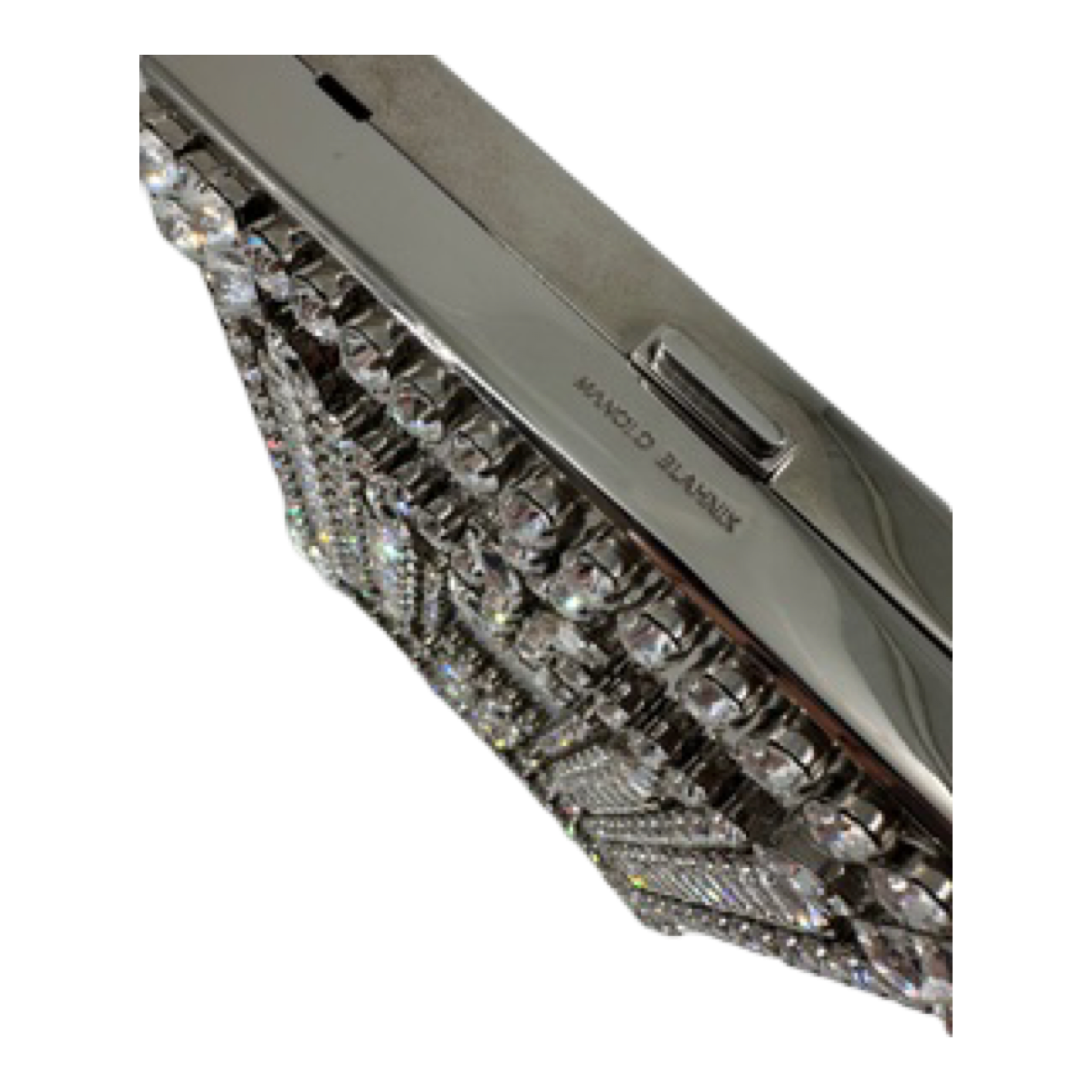 MANOLO BLAHNIK BOX CLUTCH