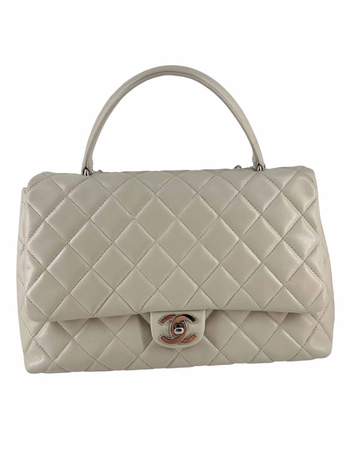 Chanel Coco Handle Medium Caviar Quilted Leather Bag